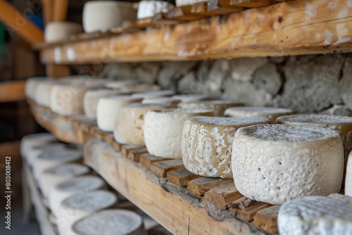 A goat cheese producer hosts farm tours and tastings - educating visitors on the cheese-making process from milk to market © Davivd