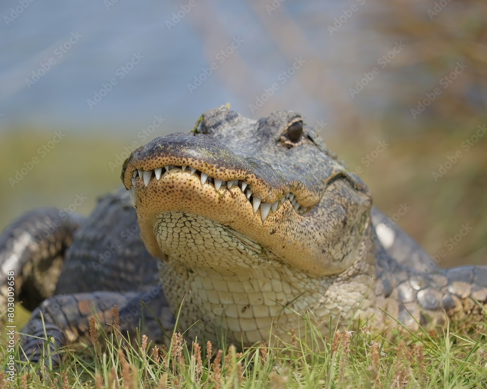 Obraz premium American Alligator Sweetwater Wetlands Florida 