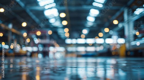 Wallpaper Mural Interior of an empty industrial warehouse. Torontodigital.ca