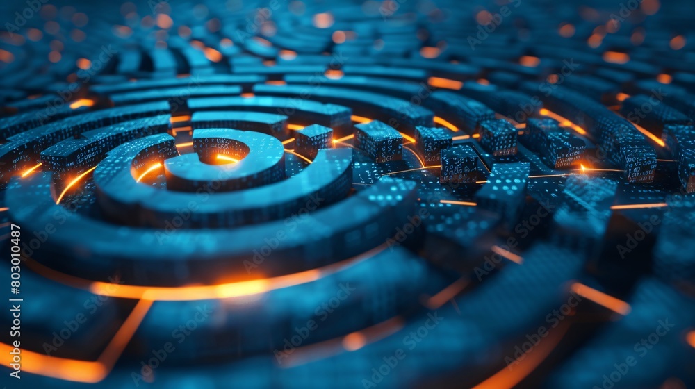 Futuristic abstract technological background with circuit board. 3d rendering. Futuristic abstract technological background with circuit board. 3d rendering.