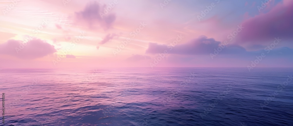 A beautiful sunset over the ocean