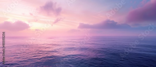 A beautiful sunset over the ocean