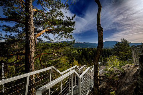 Złoty Widok punkt widokowy na Karkonosze oraz Szklarską Porębę. © Oktawian