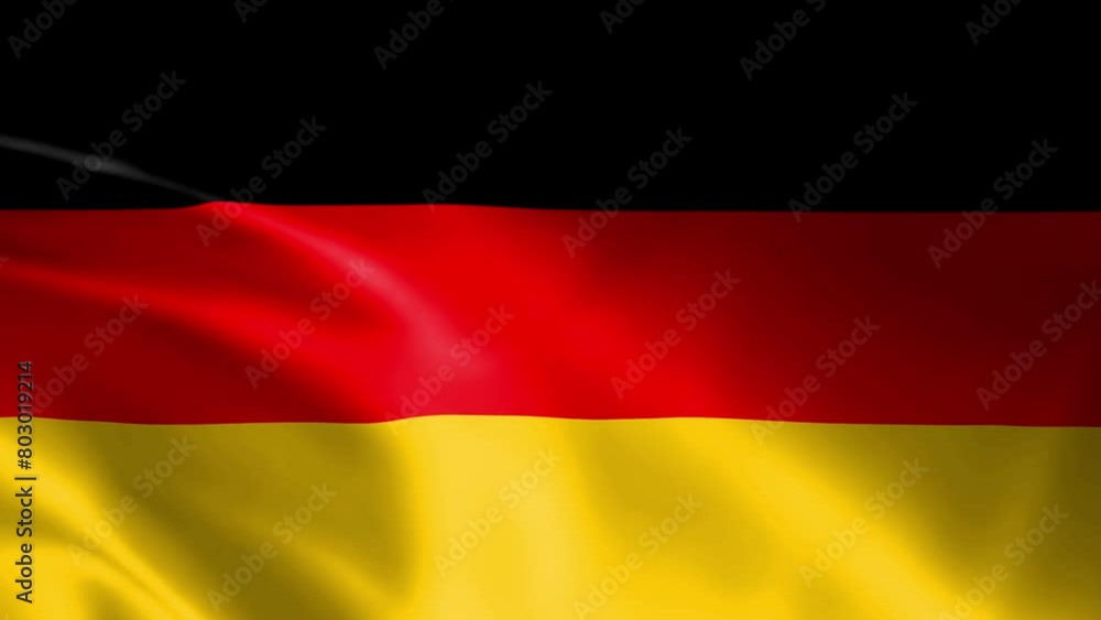 German flag fluttering in the wind. detailed fabric texture. German flag fluttering in the wind. detailed fabric texture.
