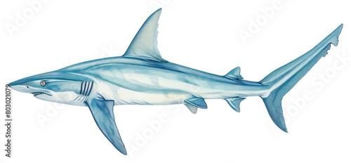 PNG Thresher Shark shark animal fish.