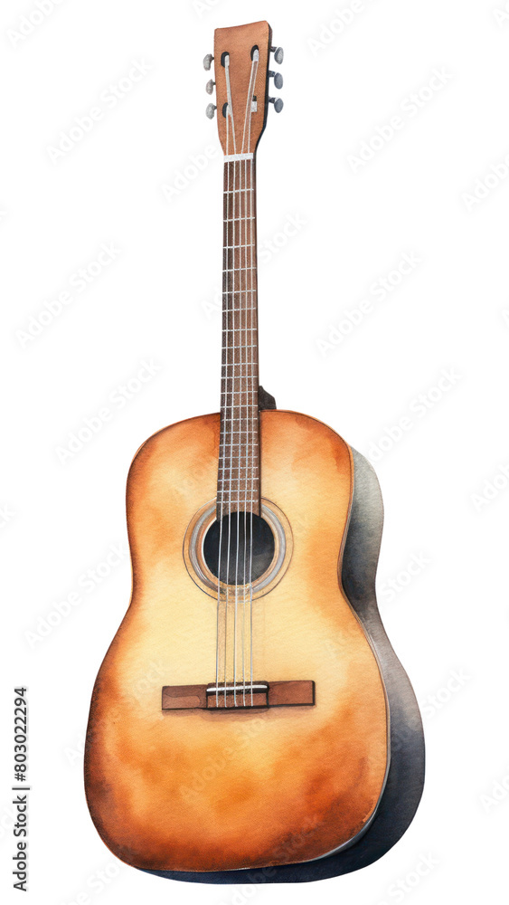 Fototapeta premium PNG Guitar case fretboard string music.
