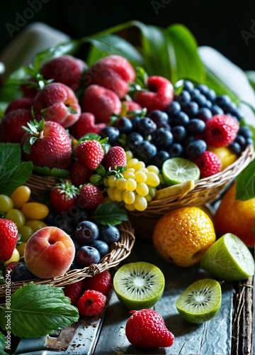 fruit food healthy fresh background texture