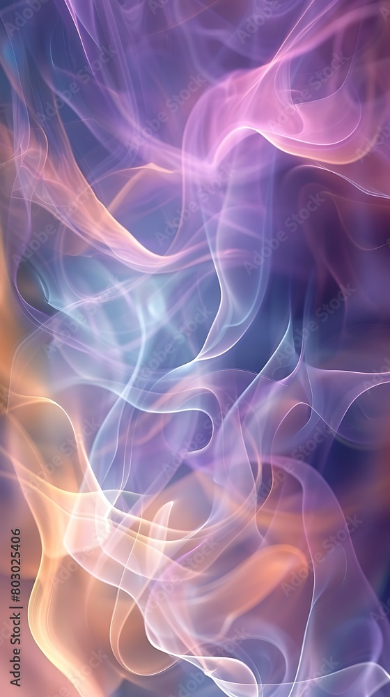 Quiet Harmony: Peaceful Abstract Blur with Soft, Soothing Color Combinations