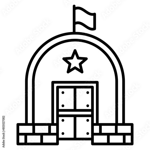 Bunker  Icon Element For Design