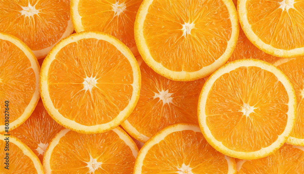 orange slices background. close up textured made from slices of fresh orange as a background, top view orange slices background. close up textured made from slices of fresh orange as a background, top view