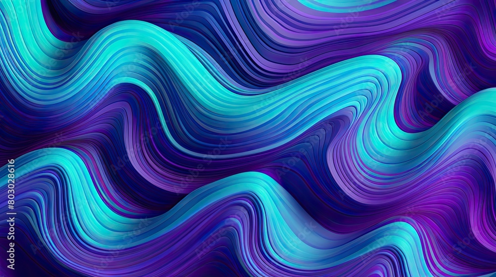 Bursting holographic background with shimmering waves of amethyst and turquoise Bursting holographic background with shimmering waves of amethyst and turquoise