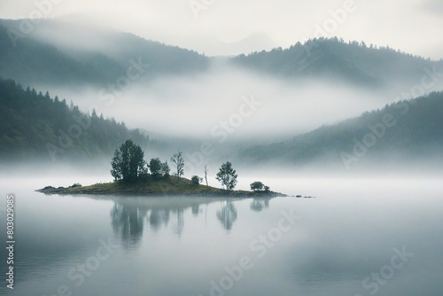 fog on the lake © birdmanphoto