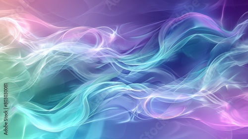 Vivid abstract background with swirling blue, purple, and green hues, invoking a sense of creative chaos and fluid motion