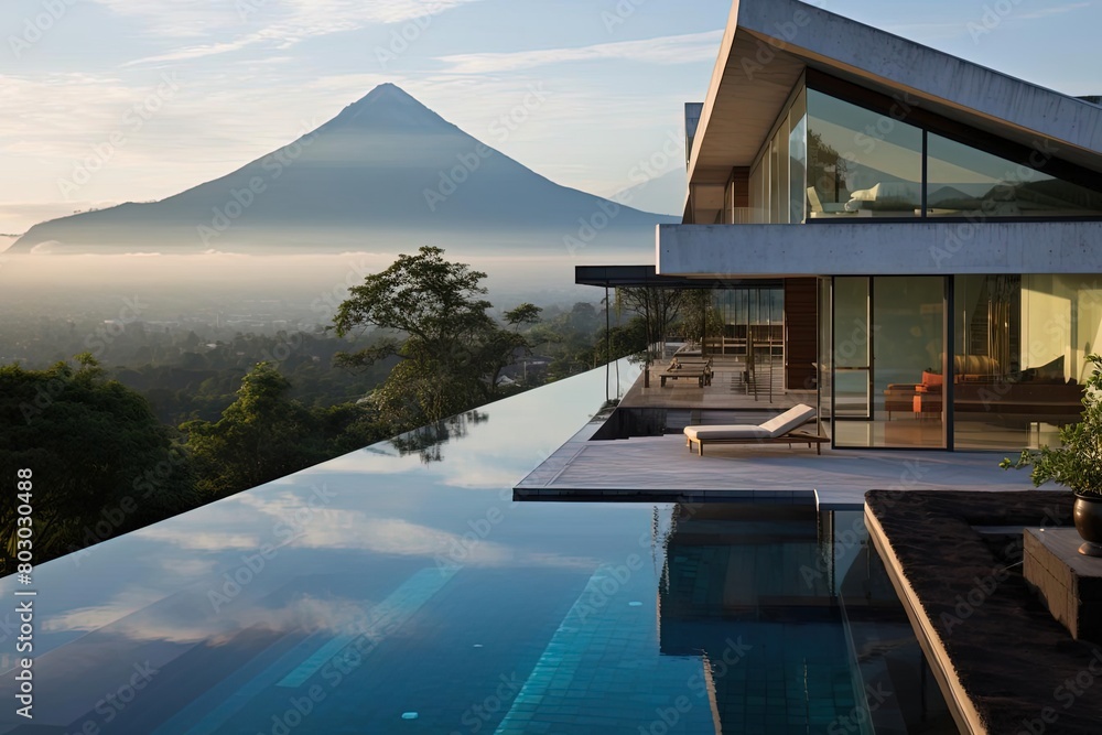 Beautiful House with Swimming Pool and Mountain View 