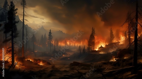 Facing Climate Crisis: Forest Fire as a Consequence of Climate Change photo