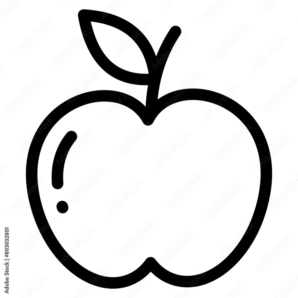 Apple Whole Icon Element For Design Apple Whole Icon Element For Design