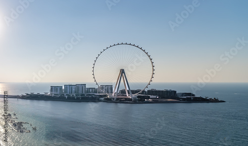 Ain Dubai, The largest Ferris Wheel located in Bluewaters, Dubai, UAE photo