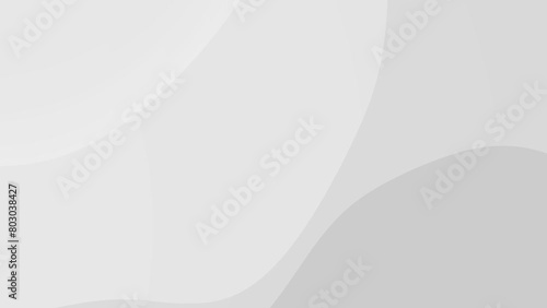 2D flat Animations loop 4K Gray tone and white color and background abstract art with waves