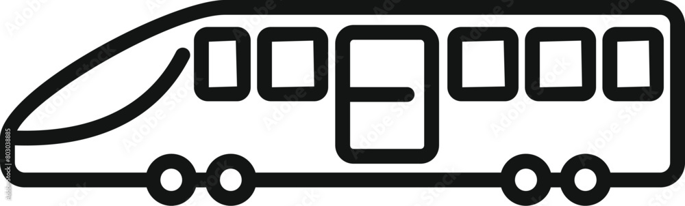 Traffic train icon outline vector. New modern transport. High speed Traffic train icon outline vector. New modern transport. High speed