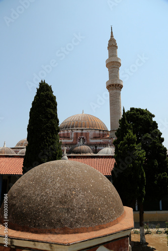 Mosque in Old Town, Rhodes, Greece