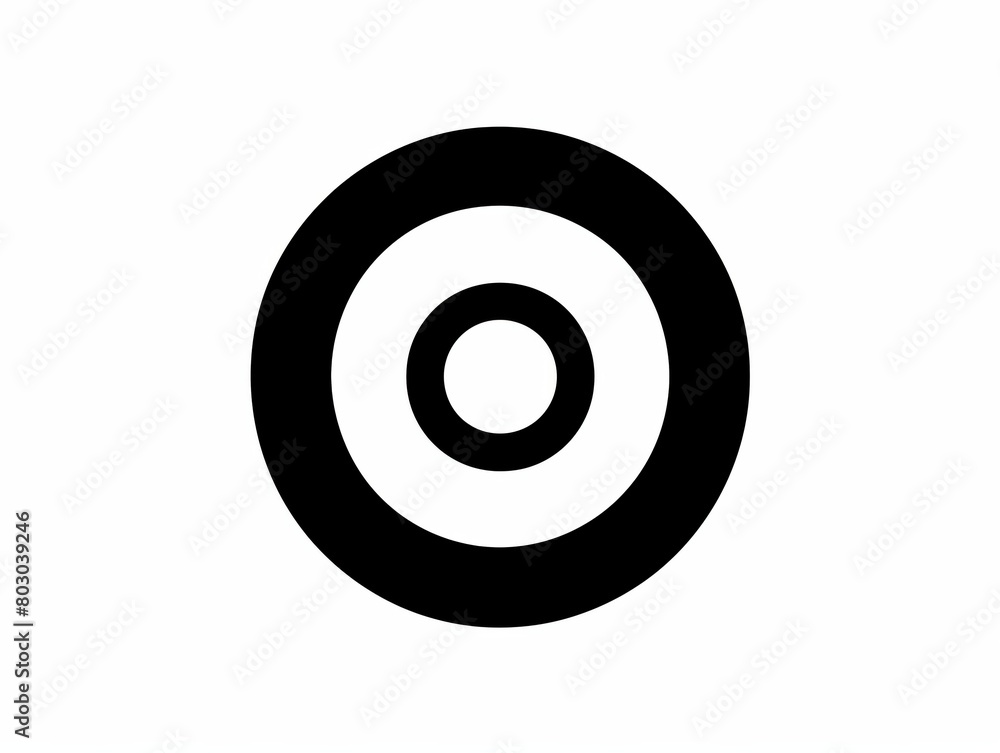A simple yet bold graphic with a black circle on a white background, showcasing the power of minimalism A simple yet bold graphic with a black circle on a white background, showcasing the power of minimalism
