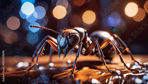 Macro de formigas photo
