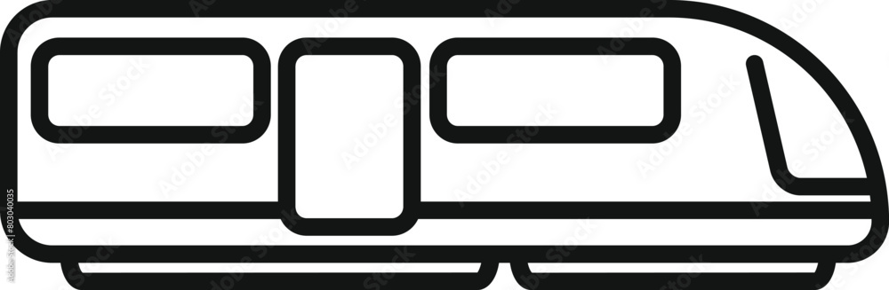 Express platform train icon outline vector. Fast metro move. Bullet classic Express platform train icon outline vector. Fast metro move. Bullet classic