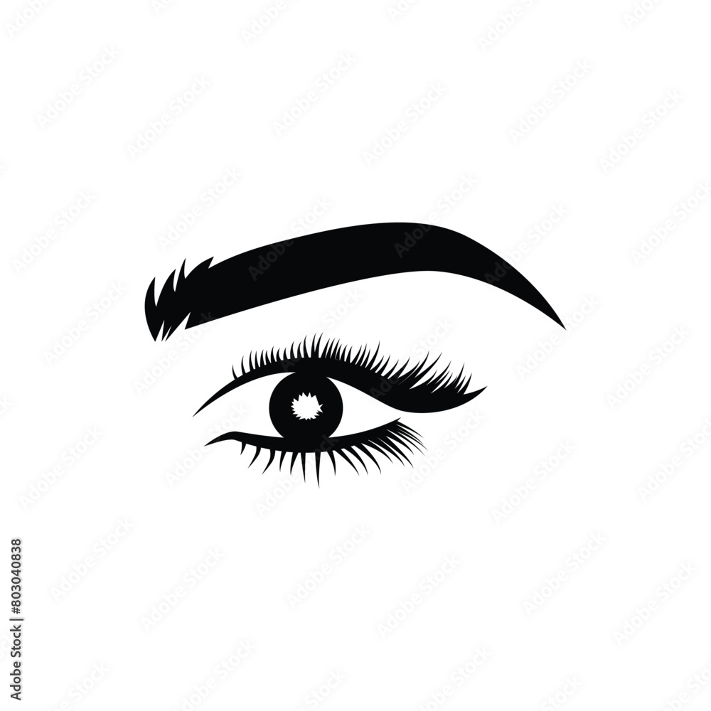 eyelashes icon vektor eyelashes icon vektor