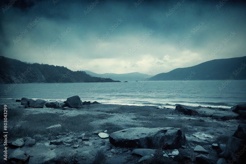 Fototapeta premium sunset over the sea