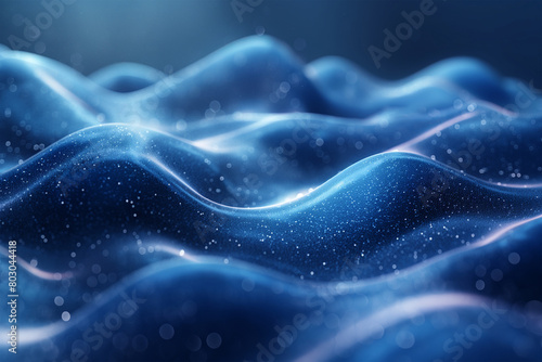Abstract blue technology background, ai technology