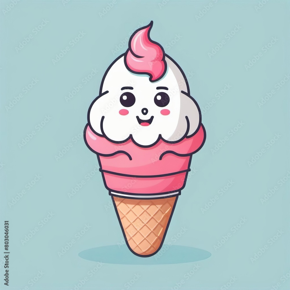 Organic ice cream in waffle cone. Summer mood, pastel colored dessert, delicious refreshing gelato. Organic ice cream in waffle cone. Summer mood, pastel colored dessert, delicious refreshing gelato.