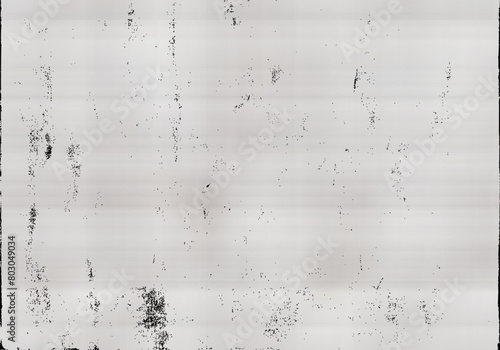 Photocopy or print paper with overlayed ink smudge, dust noise, mud and stripes. A bit crumpled sheet with grange texture. Vector monochrome bg photo