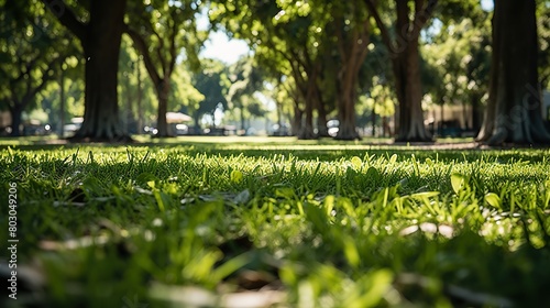 grass in the park