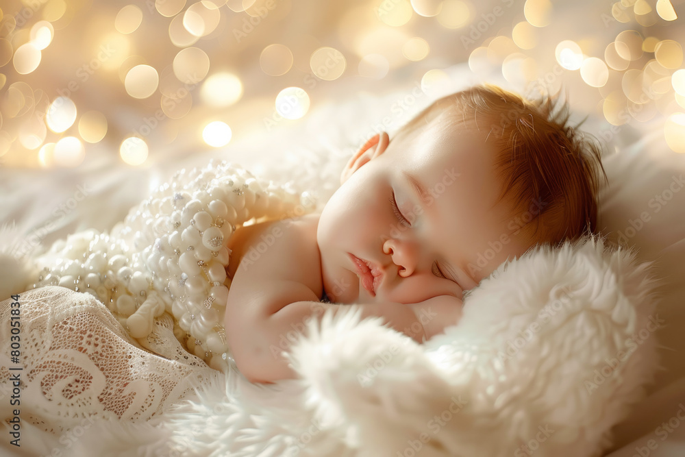 peaceful sleeping newborn baby, boy, girl peaceful sleeping newborn baby, boy, girl