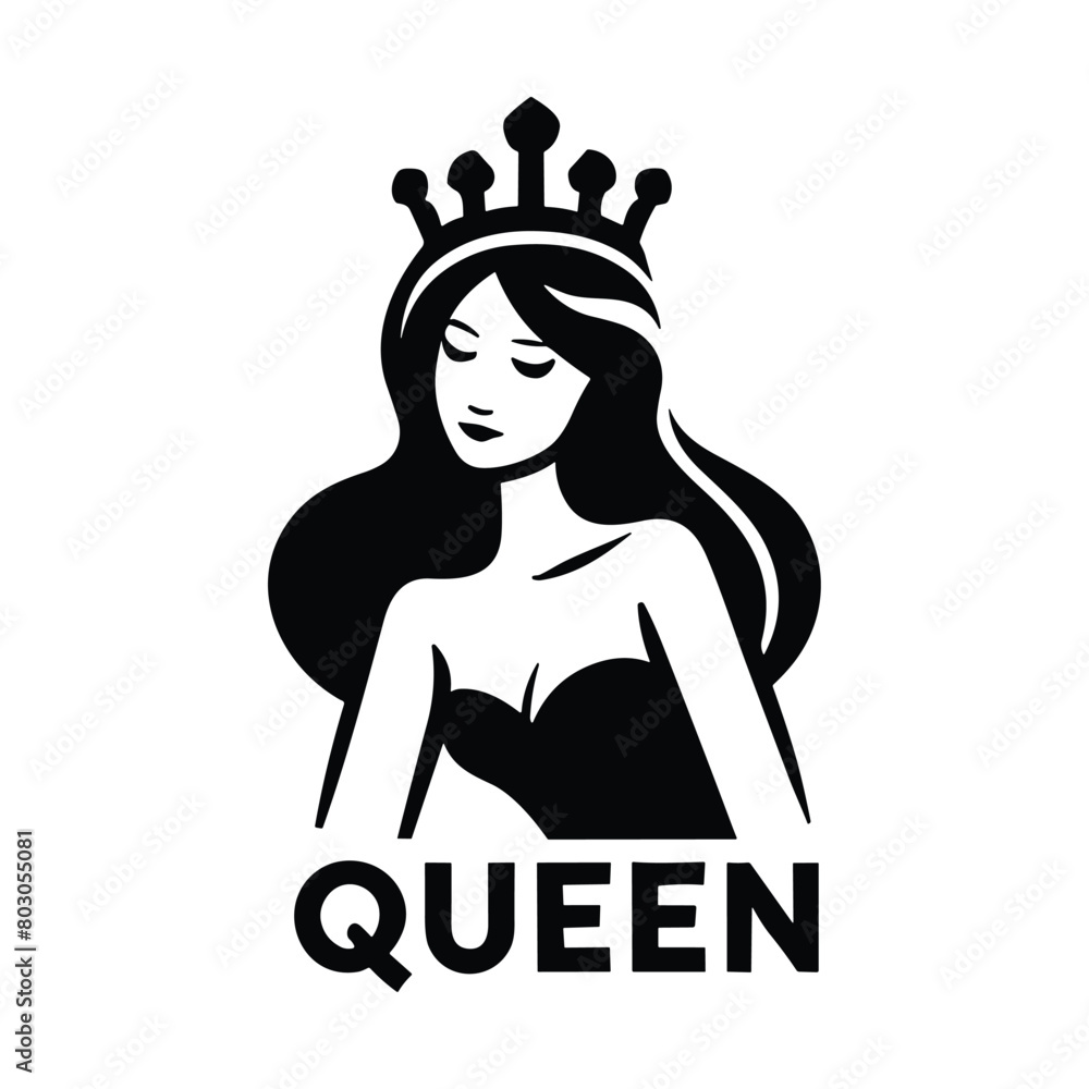 fashion Queen Beauty salon logo vector fashion Queen Beauty salon logo vector