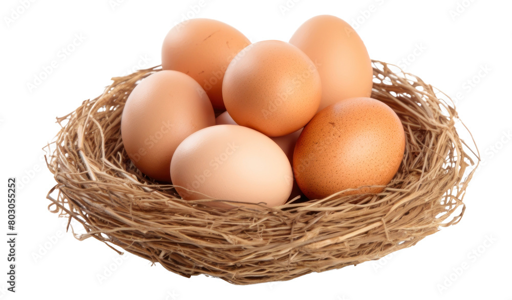 PNG Egg food nest white background PNG Egg food nest white background