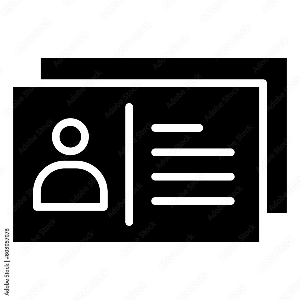 Business Card Icon Element For Design Business Card Icon Element For Design