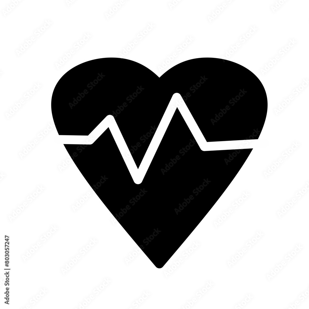 Heartbeat Icon Vector Illustration Logo Template Heartbeat Icon Vector Illustration Logo Template