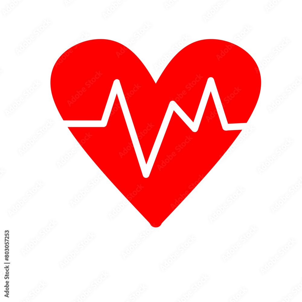 Heartbeat Icon Vector Illustration Logo Template Heartbeat Icon Vector Illustration Logo Template