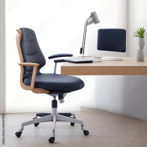 office chair and table