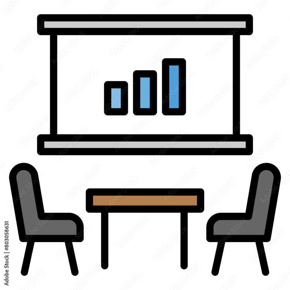 Meeting Room Icon Element For Design Meeting Room Icon Element For Design