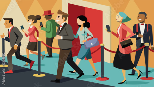 People were rushing to booths to hear the latest gossip some even paying extra for VIP access to exclusive rumors..