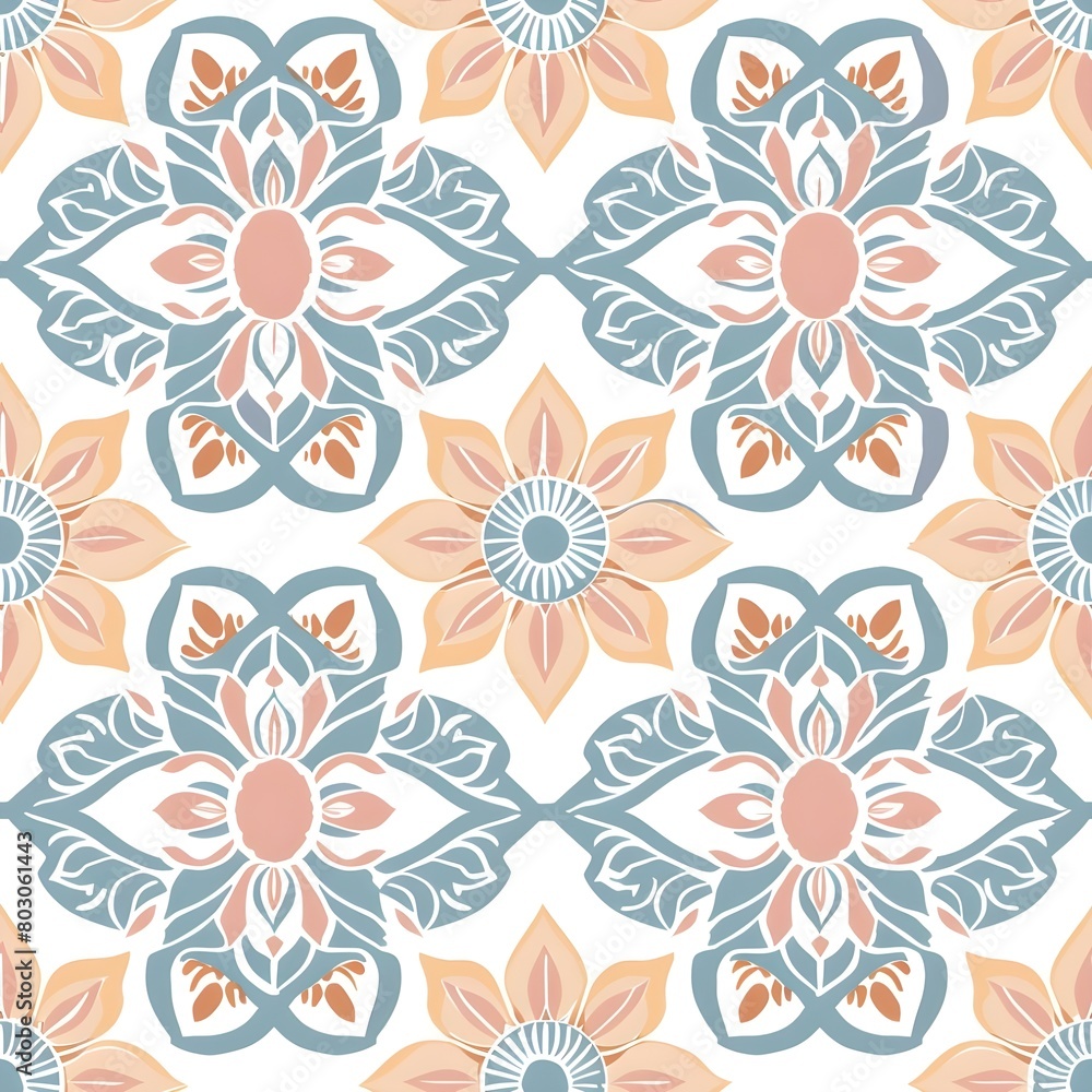 sunflower decorative seamless pattern vector,