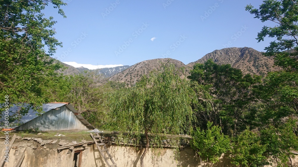 view of the river in the mountains