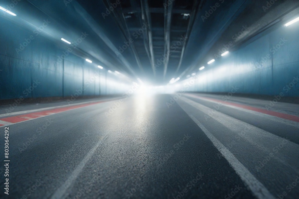 driving through tunnel