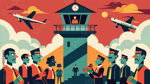 The citizens are warned not to speak out or challenge the control towers authority lest they face the consequences of its powerful and relentless.