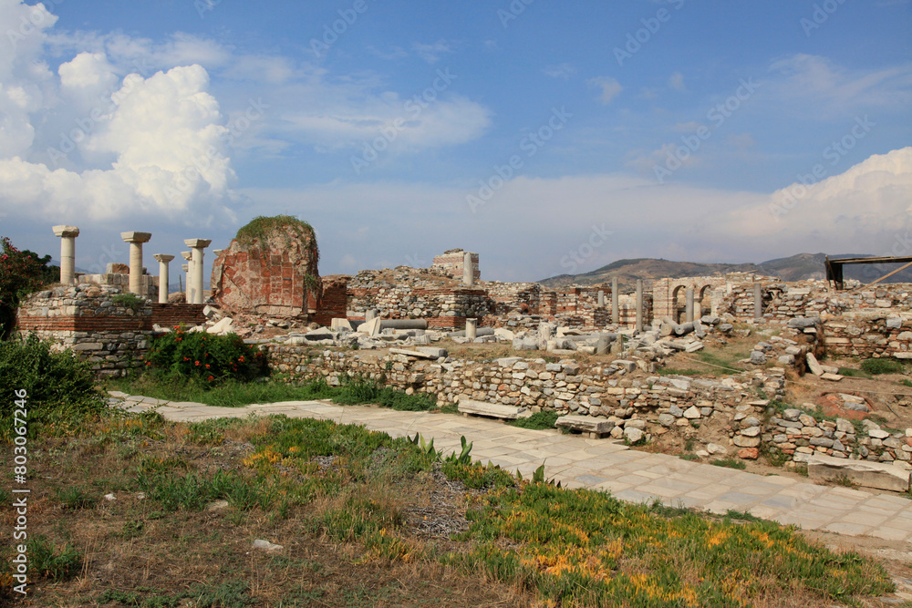 Ruins of the Basilica of St. John at Ephesus, Selcuk, Turkey