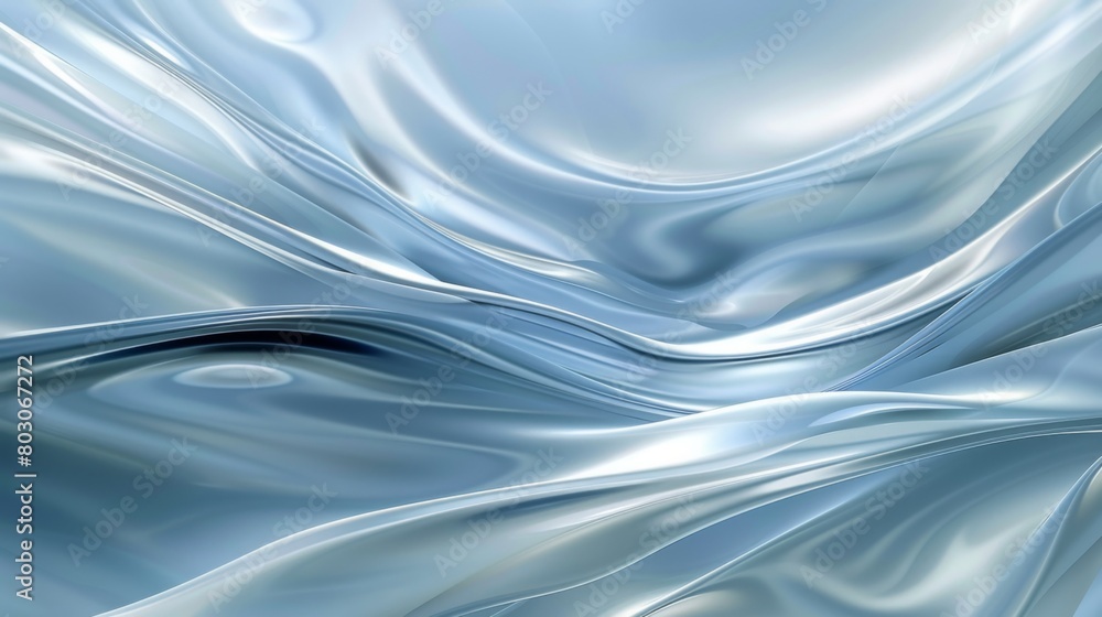 Fototapeta premium Elegant Abstract Blue Liquid Waves Background Design