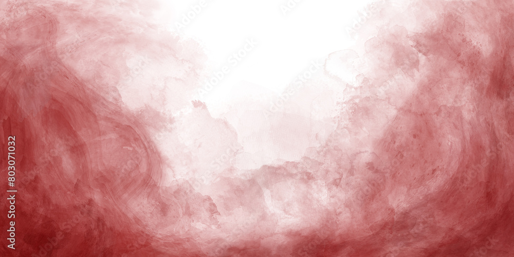 Fototapeta premium pink gradient watercolor background with clouds texture 