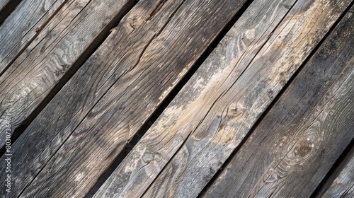 Rustic Aged Wooden Planks Texture Background